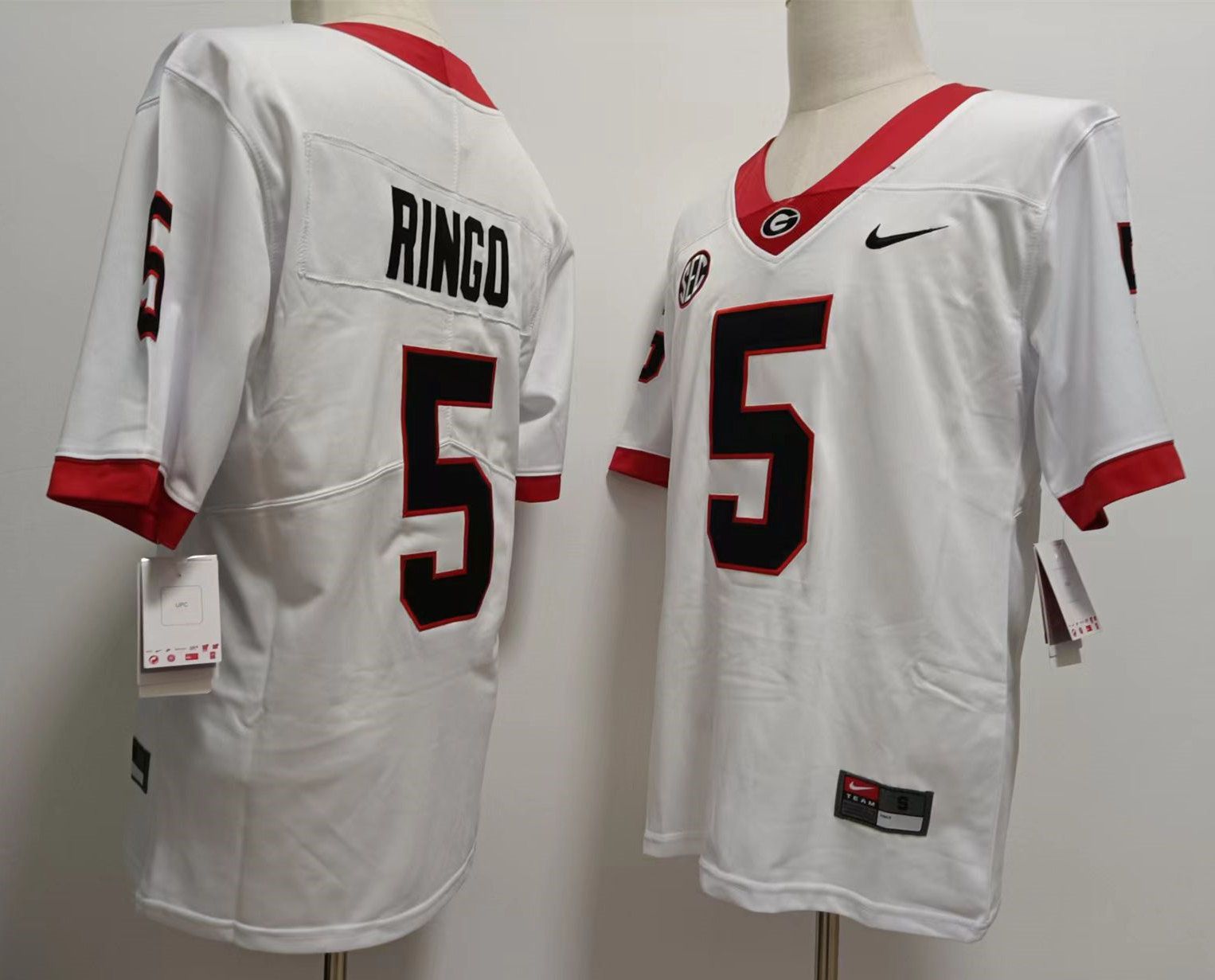 Men Georgia Bulldogs #5 Ringo White 2024 Nike Vapor NCAA Jersey->indianapolis colts->NFL Jersey